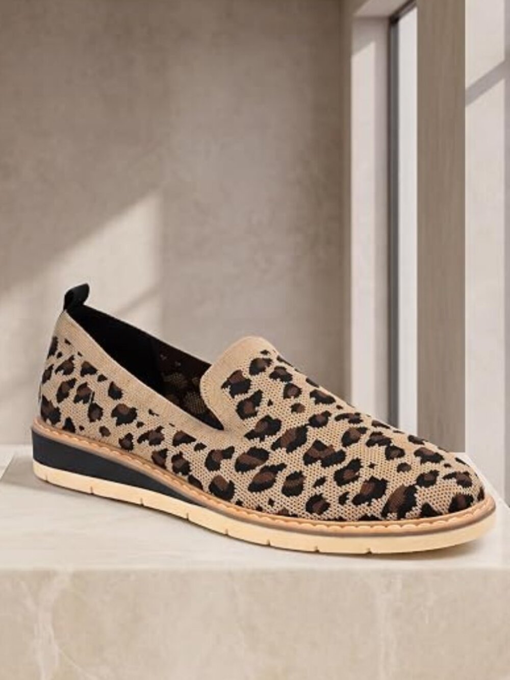 Slip-On Loafers Lightweight Breathable Comfort Flats Sunday Walks
